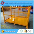 ISO Warehouse Steel Collapsible Wire Mesh Pallet Box 1