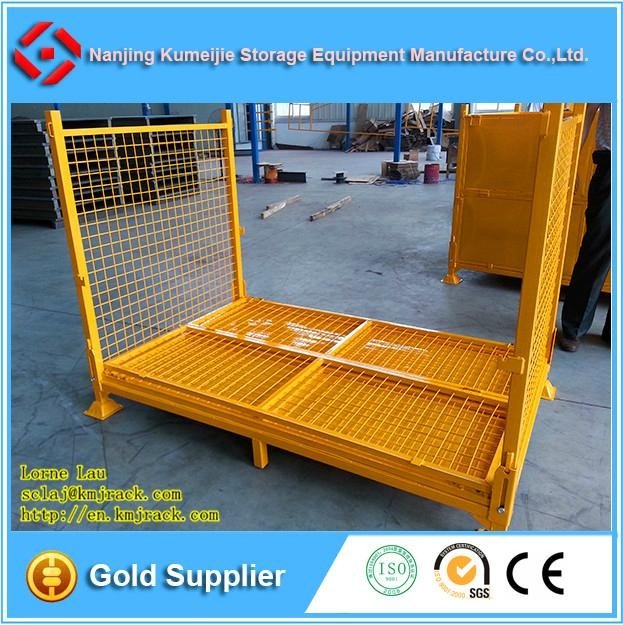 ISO Warehouse Steel Collapsible Wire Mesh Pallet Box 5