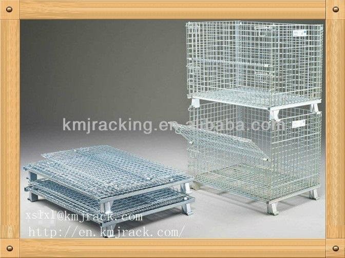 Stainless Steel Folding Wire Mesh Storage Container
