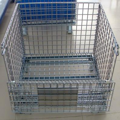 Steel Q235 Foldable Welded Wire Mesh Roll Container 2