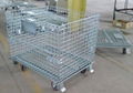 Steel Q235 Foldable Welded Wire Mesh Roll Container 1