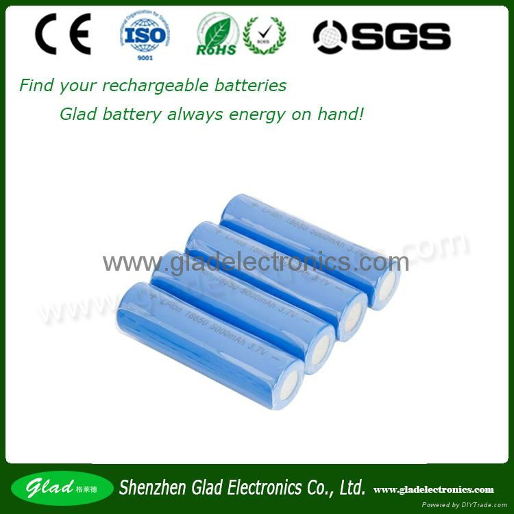 18650 1000mah battery li ion battery 3.7V rechargeable battery  4