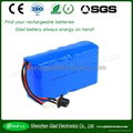 12V 4400mAh rechargeable lithium battery pack for medical patient monitor 4