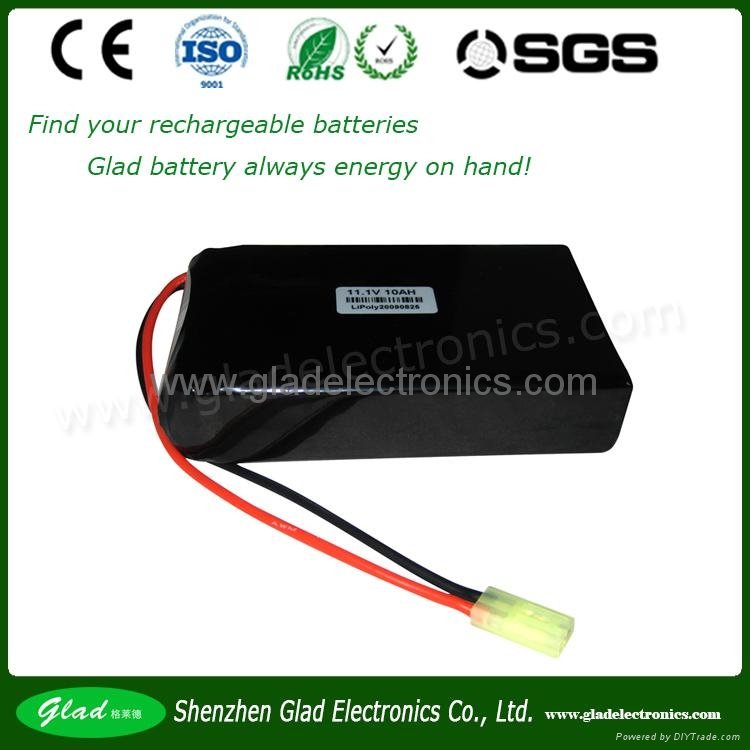 12V 4400mAh rechargeable lithium battery pack for medical patient monitor 2