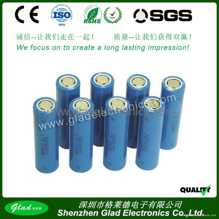 Hot sales 18650 3.7v cylinder lithium ion battery pack 3