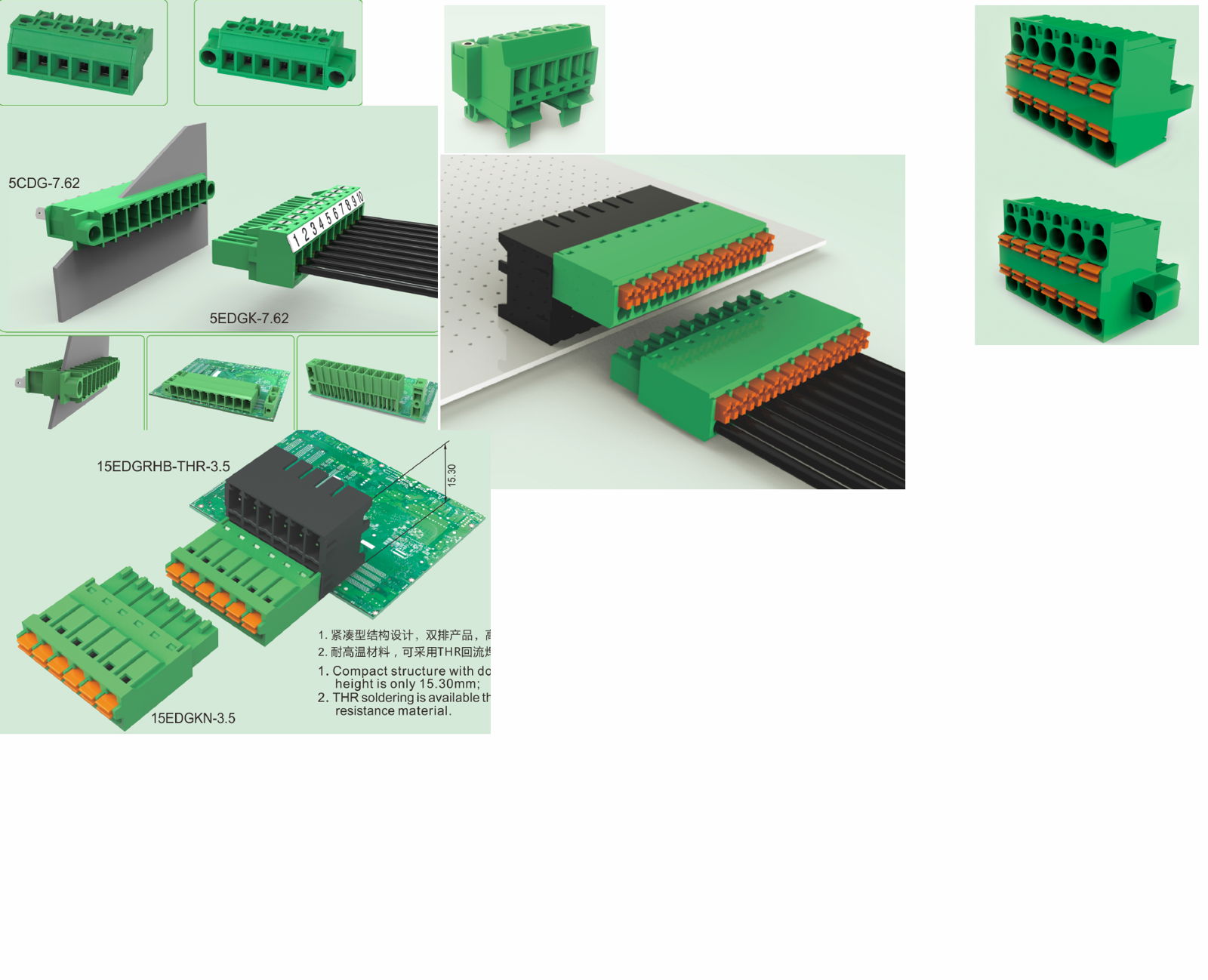 Block Connector Phoenix, Wago,Weidmuller,Dinkle,Deca, Anyte,Degson