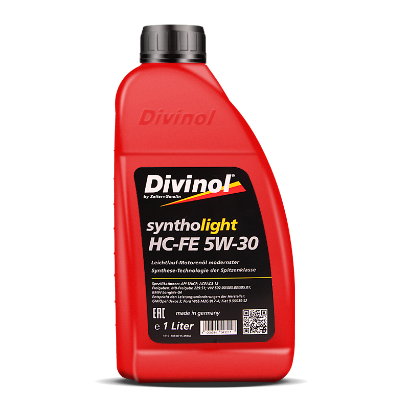 德衛（Divinol）5W-30 全合成機油 德國原裝進口潤滑油 1L/4L