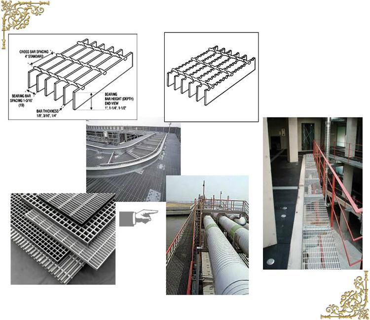 Made in China high quality serrated steel grating, bar grating, trench grating 3