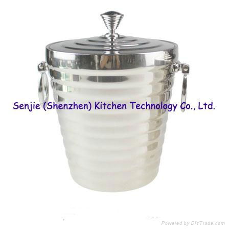 High quality Stainless steel ice container ice bucket   3