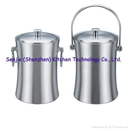 High quality Stainless steel ice container ice bucket   4