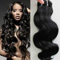 Supply brazilian human hair weft remy hair natural hair 1