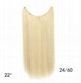 Remy Human Hair Flip in Hair Extension Halo Hair Weft 3
