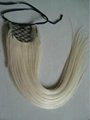 Supply Ponytail Hair Brazilian Human Hair Extension Remy Hair 2