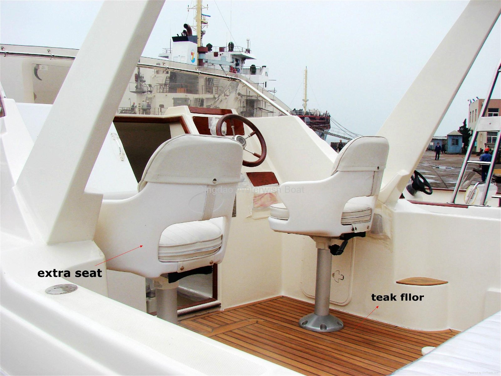 QD 20.5 CABIN Fiberglass motor boat 4