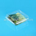 transparent  disposable plastic food container for salad 