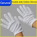 Double side cotton gloves/Double side cotton work gloves  2