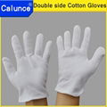 Double side cotton gloves/Double side