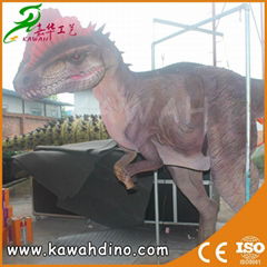 2015 new product attactive animatronic walking dinosaur costume