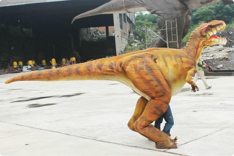 Amusement product animatronic realistic dinosaur suit  5