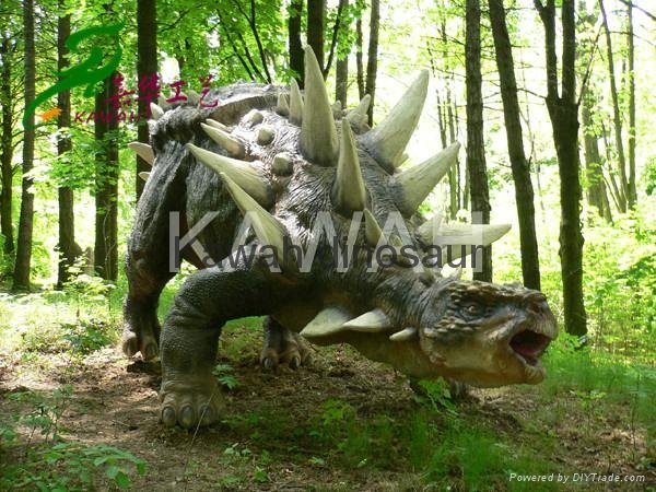 New realistic mechanical dinosaur replica for exhibition 5 M ankylosaur 2