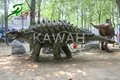 New realistic mechanical dinosaur replica for exhibition 5 M ankylosaur 1