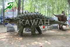 New realistic mechanical dinosaur replica for exhibition 5 M ankylosaur