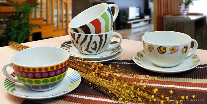 Custom Ceramic coffee Cup and saucer Manufacture 3