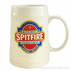 Ceramic Stoneware Beer Mug with Custom Imprint