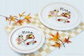 Ceramic Pizza Plate Customized  Imprint Size Plate 1