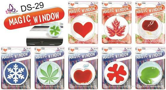 Magice window car air freshener for dashboard