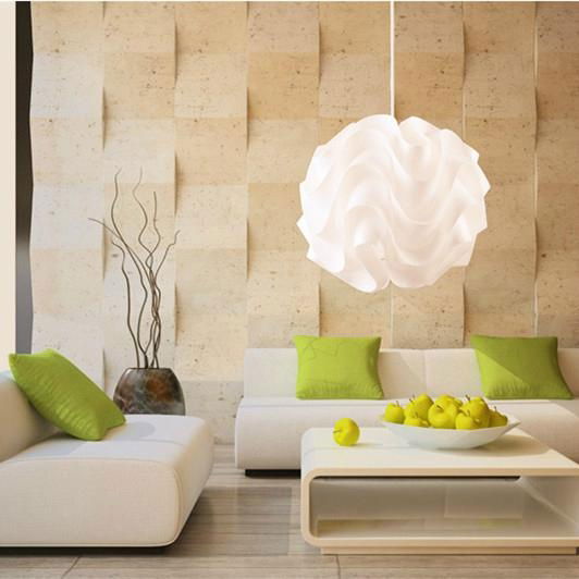 polypropylene wave shades IQ Jigsaw Puzzle lamp shades 2