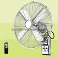 16 Inch 40 CM Metal Remote Control Wall Fan Wall Mounted