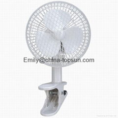 High Quality Electric Plastic 6 inch Mini Small Clip Fan