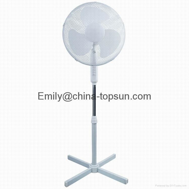 Quality Electric Plastic 16 inch 50W Plastic Stand Pedestal Fan