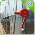 Good Quality film greenhouse ventilation manual curtain roll up unit  1