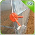 Good Quality film greenhouse ventilation manual curtain roll up unit  4