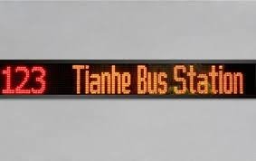 led bus display screen sign