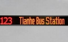 led bus display screen sign