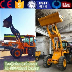 Heavy construction equipment underground mining loader without cabine