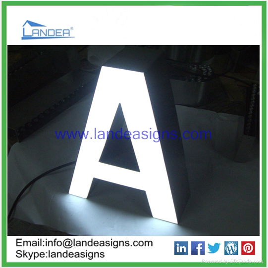 3D customized acrylic channel letters