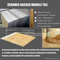 marble laminated with ceramic