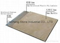 Natural stone laminated on plastic 1