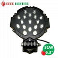 Car Accessories 51W Led Work Light,