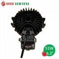 Car Accessories 51W Led Work Light, Offroad 51W Led Work Light 4