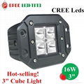 Top Hot 16W 4x4 3" Truck Cube Light 1