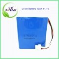Customized li-ion type battery pack12v 10ah 3