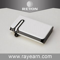 portable USB power bank battery &bluetooth earphone