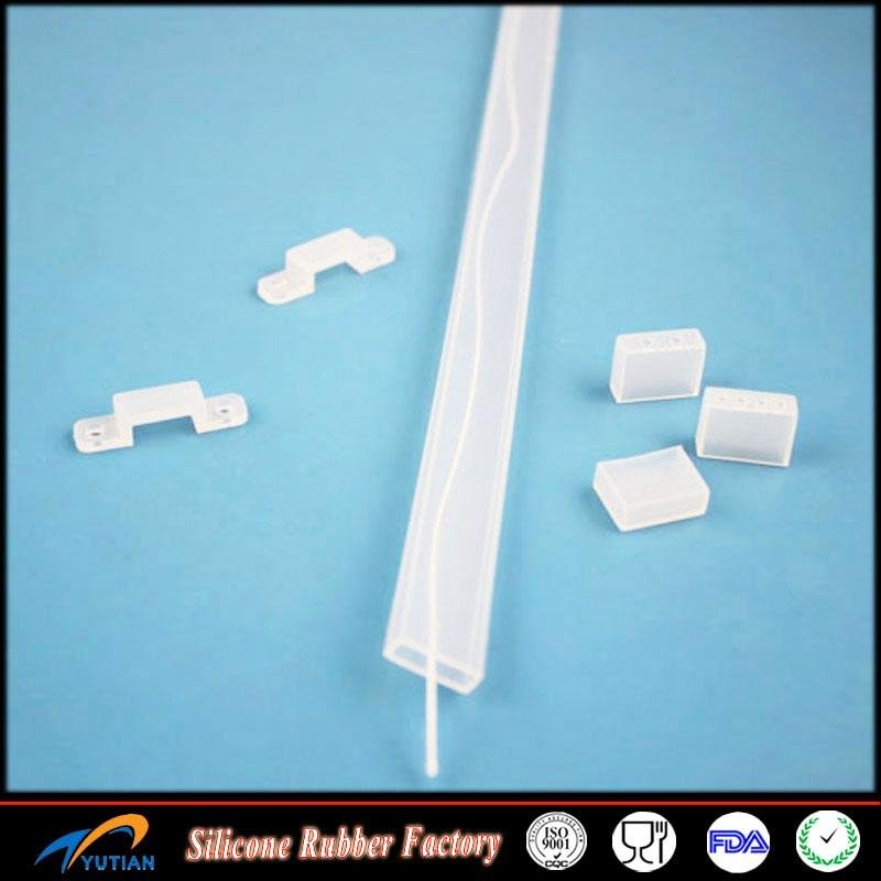 Waterproof transparent silicone tube for LED strip 2