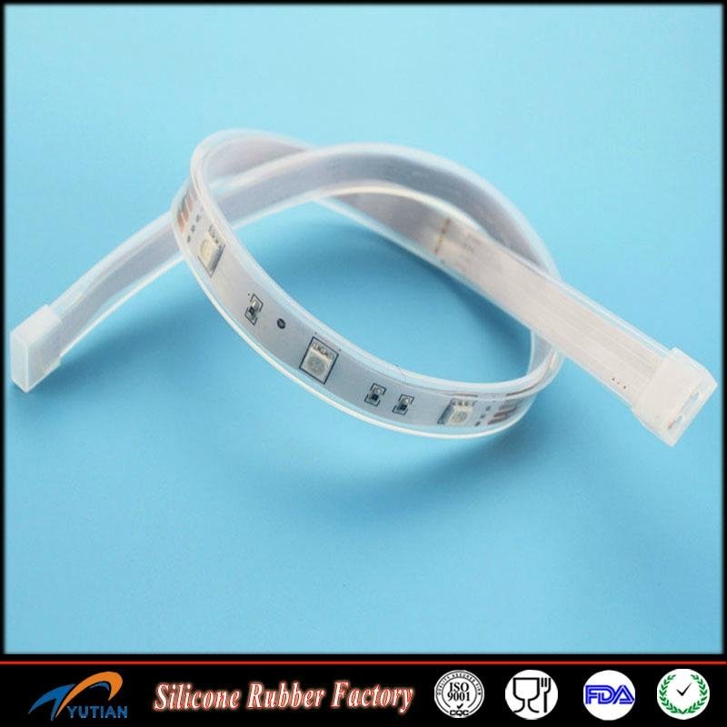 Waterproof transparent silicone tube for LED strip 5