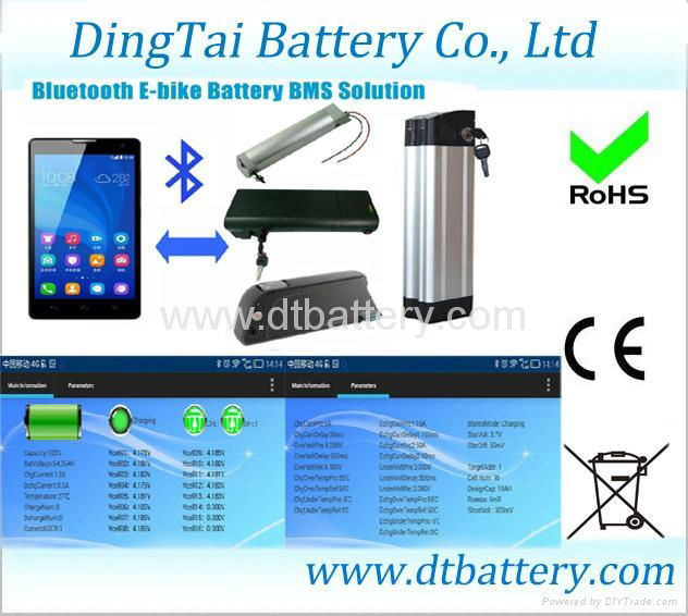 Down tube 36V 14.5Ah Lithium ion Samsung INR1865029E e-bike battery pack  4